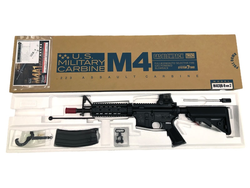 [KSC] M4 CQB-R ver.2 GBB ガスブローバック 限定品 (中古)