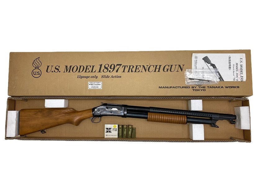 [タナカ] U.S. M1897 トレンチガン ミッドナイトブルー ASGKフェスティバル 2007 ガスポンプアクション (ジャンク)