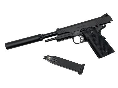 [WA] パラオーディナンス ブラックOPS サイレンサー付 WA-POCB ガスブローバック (中古)サブ画像へ6