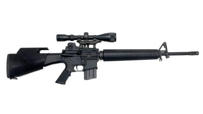 [東京マルイ] コルト M16 ゴルゴ13 カスタムモデル スタンダード電動ガン アルミGUNケース ポスター セット チークパッドラバーコート除去済 (中古)サブ画像へ2