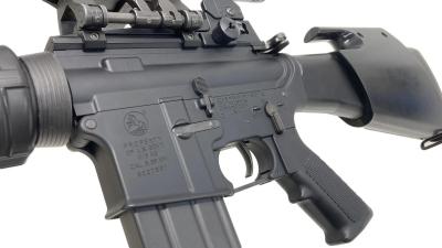 [東京マルイ] コルト M16 ゴルゴ13 カスタムモデル スタンダード電動ガン アルミGUNケース ポスター セット チークパッドラバーコート除去済 (中古)サブ画像へ6