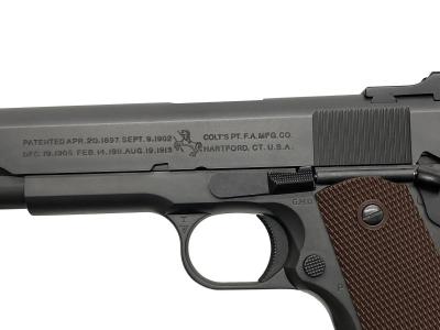 [東京マルイ] コルト M1911A1 ガバメント ガスブローバック メインスプリングハウジング換装 HEINIEタイプフロント&リアサイトカスタム (中古)サブ画像へ3