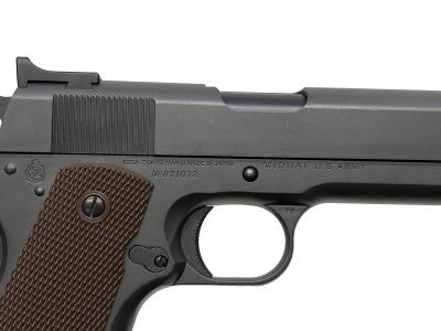 [東京マルイ] コルト M1911A1 ガバメント ガスブローバック メインスプリングハウジング換装 HEINIEタイプフロント&リアサイトカスタム (中古)サブ画像へ4
