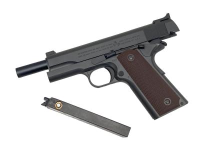 [東京マルイ] コルト M1911A1 ガバメント ガスブローバック メインスプリングハウジング換装 HEINIEタイプフロント&リアサイトカスタム (中古)サブ画像へ8