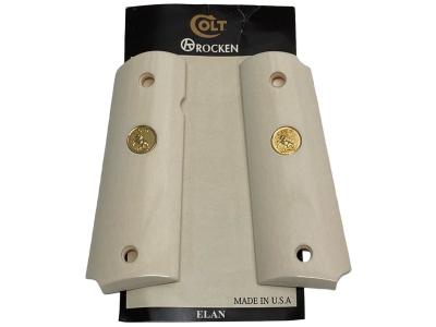 [ELAN/エラン] ガバメント用 象牙/アイボリーグリップ (中古)サブ画像へ4