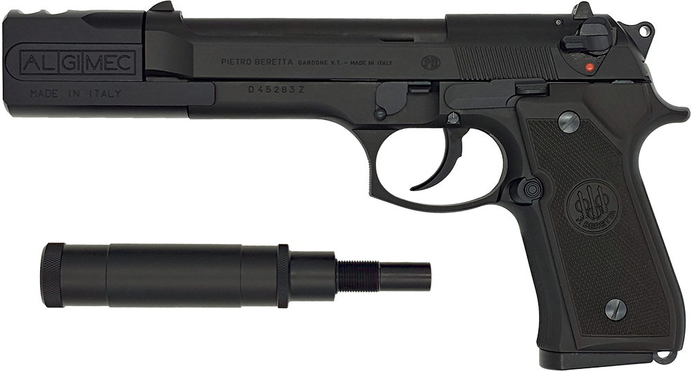 [タナカ] ベレッタ 92FS Professional Comp Evo2 HW オールブラック モデルガン サプレッサー付 (新品予約受付中! 特典あり)