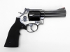 [マルシン] S&W M586 プラグリップ WディープブラックABS Xカートリッジ 6mmBB ガスリボルバー (中古)