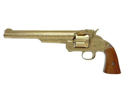 [フランクリンミント] S&W .44リボルバー ワイアットアープの銃 金属モデルガン 再塗装 (中古)サブ画像へ1