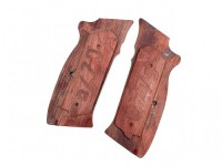 [アルタモント] CZ75 チェッカー 木製グリップ 赤/ローズウッド (中古)