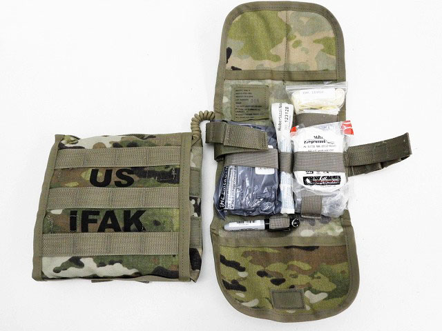 米軍放出品] US ARMY IFAK II コンプリートキット 実物 (未使用