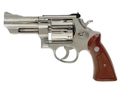 [タナカ] S&W M27 “The .357 Magnum” 3-1/2インチ レジスタードマグナム ニッケルフィニッシュ HW 発火モデルガン (中古)サブ画像へ1