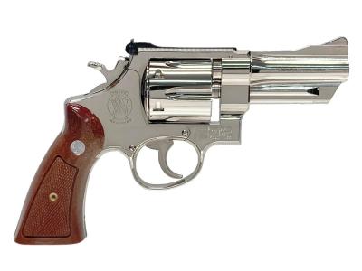 [タナカ] S&W M27 “The .357 Magnum” 3-1/2インチ レジスタードマグナム ニッケルフィニッシュ HW 発火モデルガン (中古)サブ画像へ2