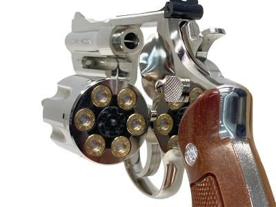 [タナカ] S&W M27 “The .357 Magnum” 3-1/2インチ レジスタードマグナム ニッケルフィニッシュ HW 発火モデルガン (中古)サブ画像へ6