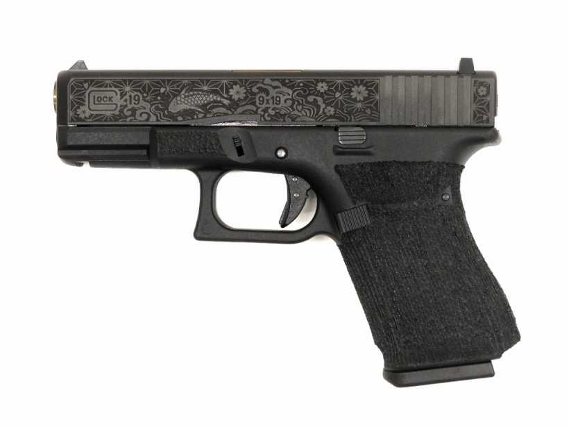 WE/BCSW] グロック19 Gen5 オリジナル和柄刻印 GUN-KOTE塗装 