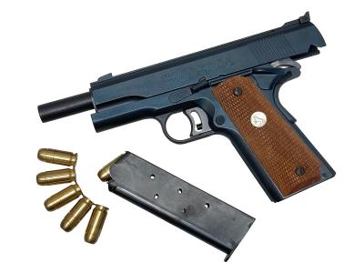 [MGC] シリーズ70 ゴールドカップナショナルマッチ ナチュラルHW 発火モデルガン 塗装カスタム (中古)サブ画像へ6