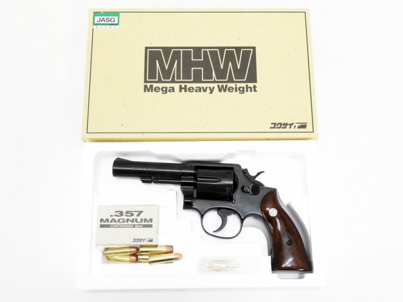 [コクサイ] S&W M10 ヘビーバレルモデル 4インチ メガHW No.421 木製グリップカスタム (未発火)
