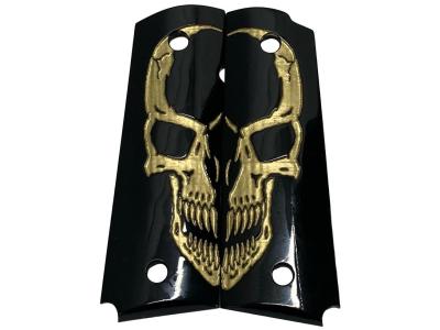[ACCESS OVERSEAS] Government 1911 EVIL SKULL Grips / ガバメント イービルスカルグリップ (中古)サブ画像へ1
