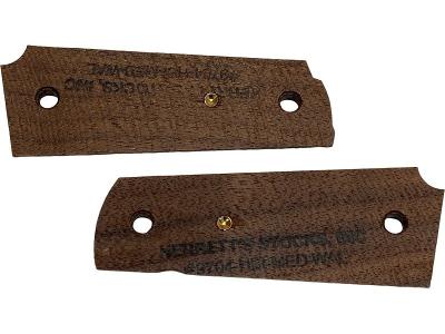 [HERRETT'S ヘレッツ] ガバメント用 フルチェッカー メダリオン付 実物木製グリップ (中古)サブ画像へ3