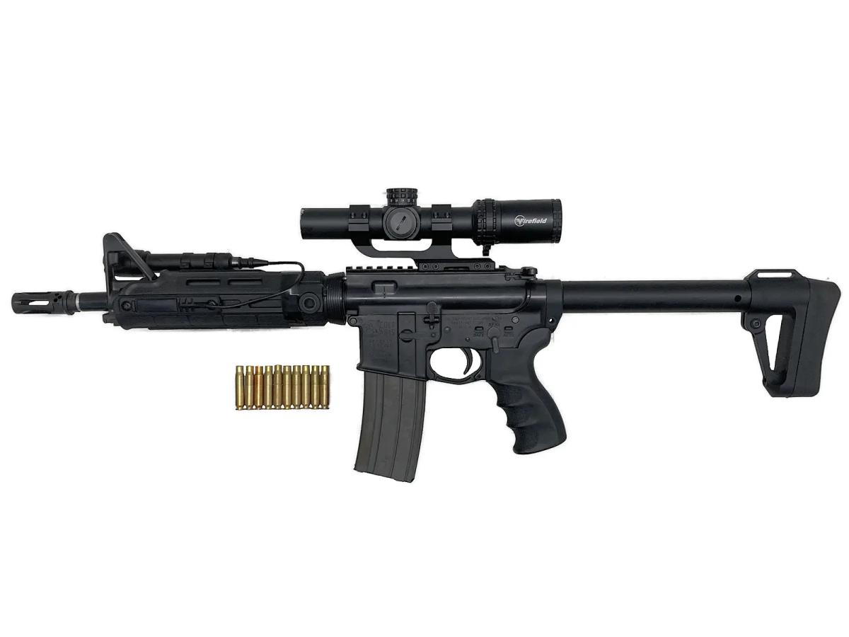 [MGC] M16A2カービン M725 発火モデルガン 外装フルカスタム (中古)