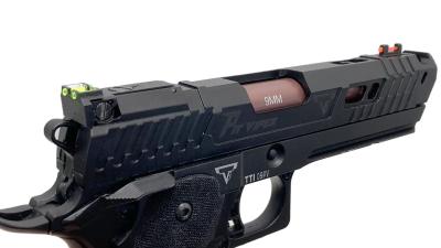 [BELL] JW4 TTIタイプ PIT VIPER 刻印版 ステッピンググリップ仕様 ガスブローバック No.303A スライドストップカスタム (中古)サブ画像へ4