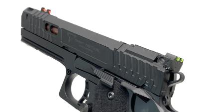 [BELL] JW4 TTIタイプ PIT VIPER 刻印版 ステッピンググリップ仕様 ガスブローバック No.303A スライドストップカスタム (中古)サブ画像へ6