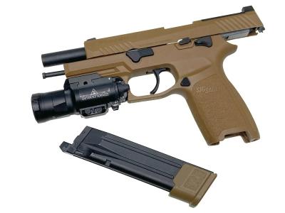 [SIG AIR Proforce/LayLax] P320-M17 CO2 GBB CO2ガスブローバック TAN ライトホルスターセット (中古)サブ画像へ5