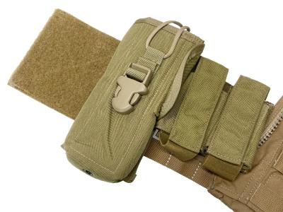 [Crye Precision] AVS プレートポーチ前後 MBAVカット カマーバンド マガジンポーチセット コヨーテブラウン サイズ Small ポーチ付き (中古)サブ画像へ2