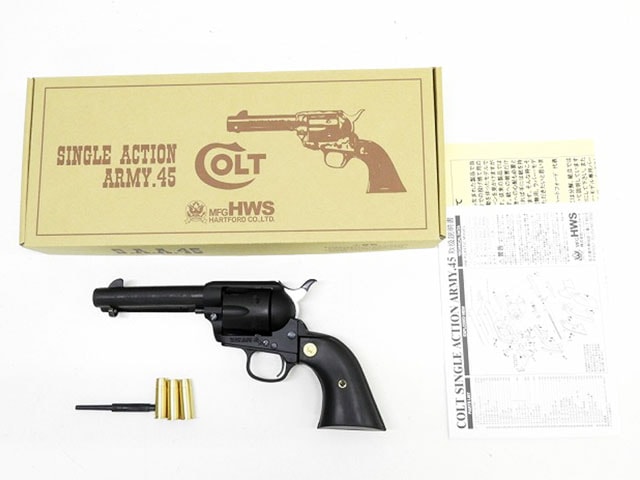 [HWS] コルト SAA.45 シビリアン ラバーモデル 発火モデルガン (新品取寄)