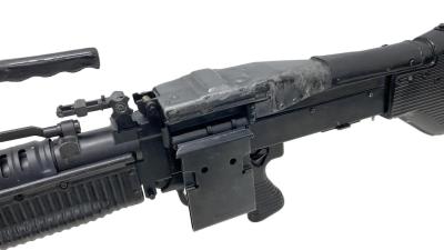 [アサヒファイヤーアームズ] M60 軽機関銃 外部ソース式ガスガン ハイダー破損あり (ジャンク)サブ画像へ4