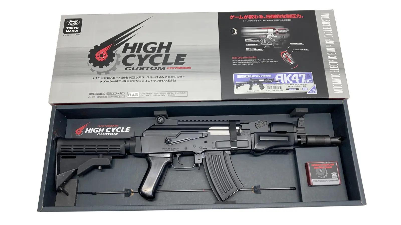 [東京マルイ] AK47 HC ハイサイクル電動ガン グリップラバー除去 (中古)