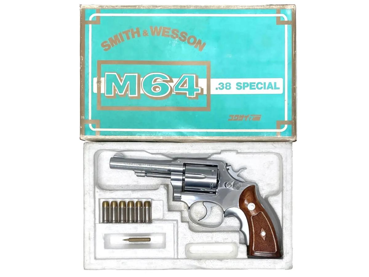 [コクサイ] S&W M64 38スペシャル 4インチ 発火モデルガン (中古)