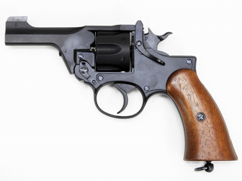 マルシン　エンフィールド　No.2 Mk1 木製グリップ　未発火美品 マルシン] エンフィールド No.2 Mk1 ポリス 完成済 木製グリップ