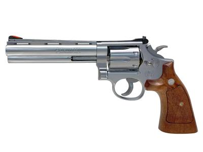 [タナカ] SMOLT/スモルト ガスリボルバー 6インチ スクエアバット ステンレスフィニッシュ ver.3 ガスガン (新品)サブ画像へ1