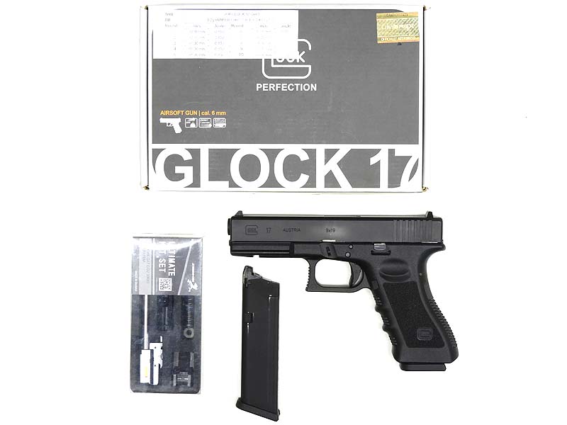 [GHK/UMAREX] GLOCK グロック17 Gen3 CO2化カスタム SAMOON アルティメイトキット組込 ガスブローバック (中古)