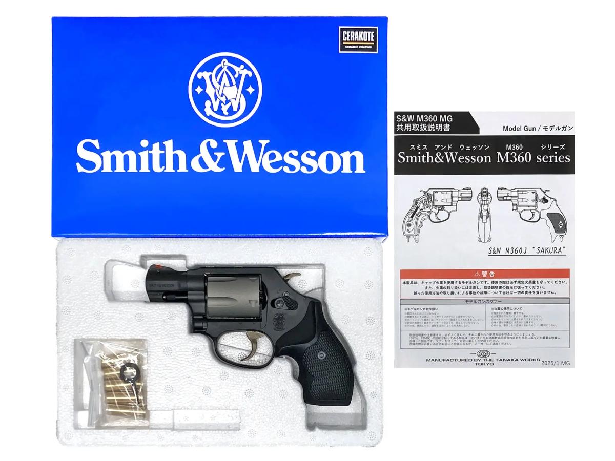 [タナカ] S&W M360PD 1-7/8インチ HW シリンダーセラコート 発火モデルガン 26/03以降ロット (新品)