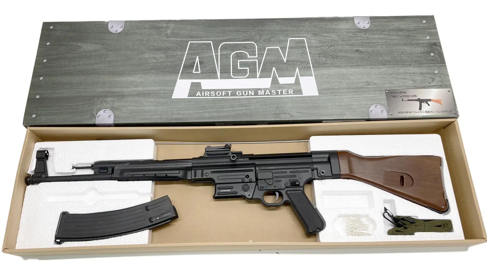 [AGM] MP44 フェイクウッドストック フルメタル 電動ガン (中古)