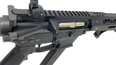 [KingArms] PCC ピストルキャリバー TWS 9mm カービン GBB フロント・リアサイト変更 ハンドストップ付 (中古)サブ画像へ4