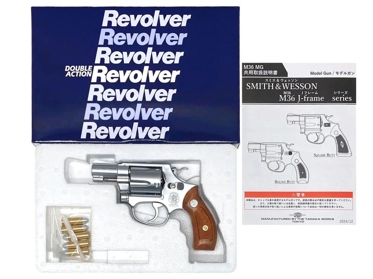 [タナカ] S&W M60 2インチ チーフスペシャル Ver2.1 ステンレスフィニッシュ モデルガン 26/03以降ロット (新品)