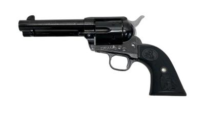 [タナカ] コルト SAA シビリアン 4-3/4インチ スチールジュピターフィニッシュ 発火モデルガン グリップ周辺フレーム変更 (中古)サブ画像へ1