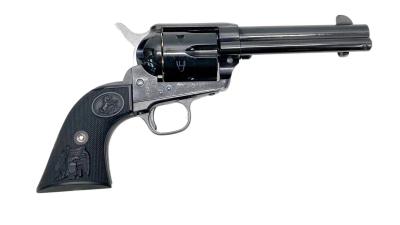 [タナカ] コルト SAA シビリアン 4-3/4インチ スチールジュピターフィニッシュ 発火モデルガン グリップ周辺フレーム変更 (中古)サブ画像へ2