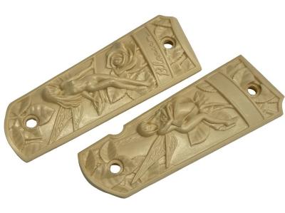 [ノンブランド] アイボリー風 3D フェアリー ガバメントサイズ用グリップ (中古)サブ画像へ2