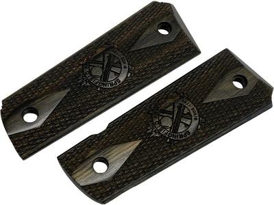 [アルタモント] 1911スプリングフィールド キャノンクロス ロゴ入り 木製グリップ 茶/ブラウン (中古)サブ画像へ1