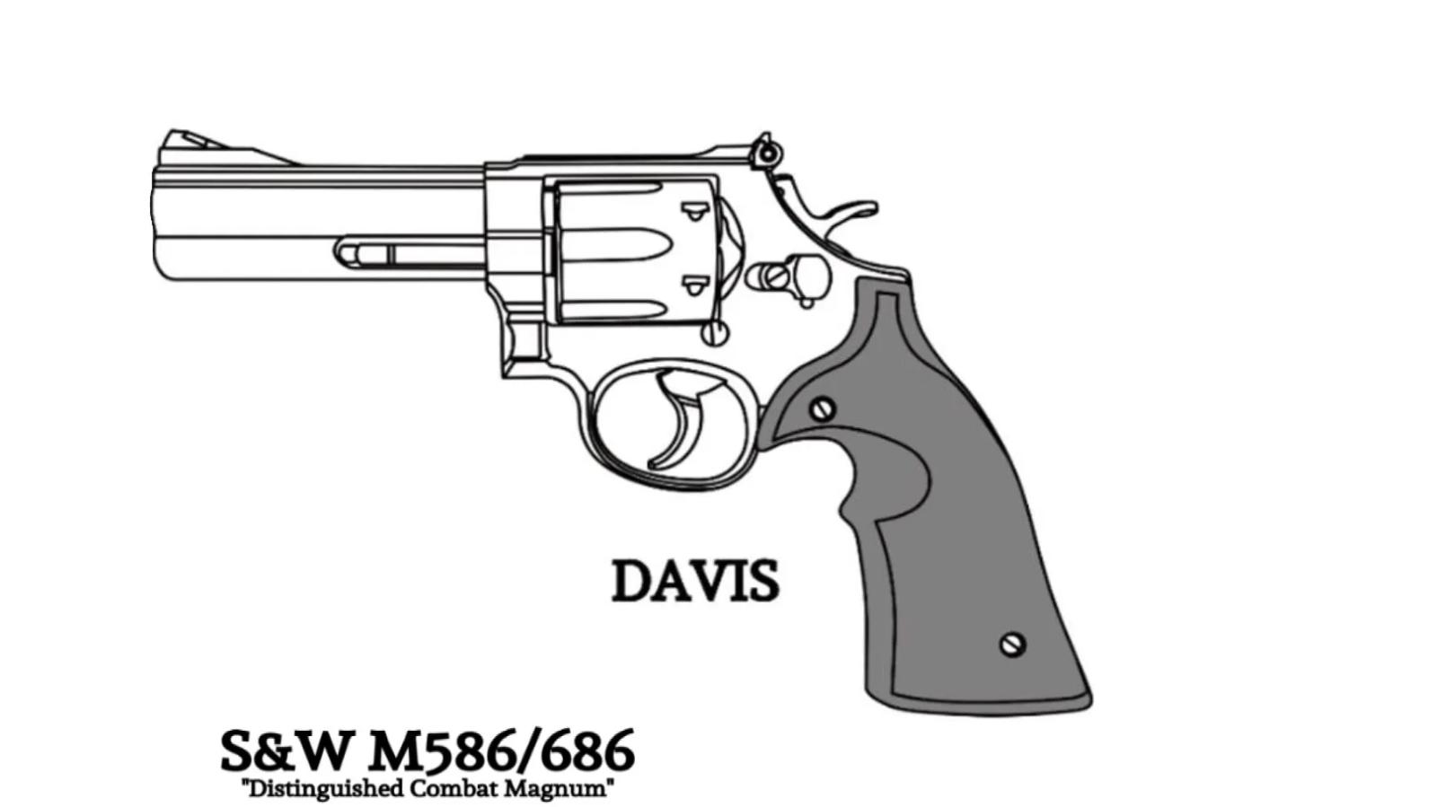 [マルシン] S&W M586/M686 新型パッキンXカートリッジ 6mmBB ガスリボルバー DAVISタイプ ラバー調グリップ 5カラー (新品予約受付中!)