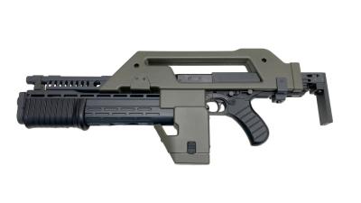 [東京マルイ/G&P] パルスライフル トンプソン M1A1ベース コンバージョンキット組込 電動ガン ガンケース付 (中古)サブ画像へ1