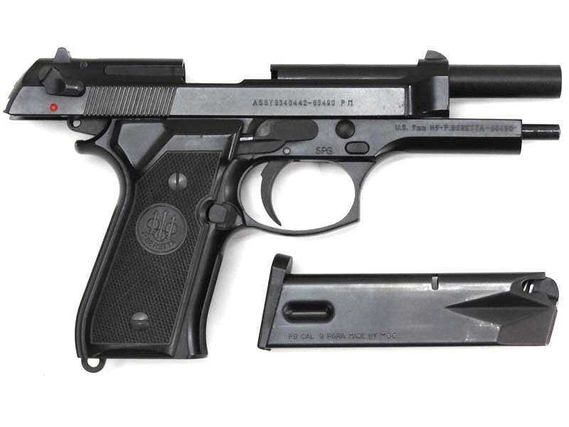 [MGC] ベレッタ U.S. 9mm M9 ABS 発火モデルガン ハンマーカスタム バレルヒビあり カート5発付属 (訳あり) 詳細画像 