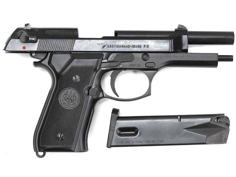 [MGC] ベレッタ U.S. 9mm M9 ABS 発火モデルガン ハンマーカスタム バレルヒビ/スライド痛み (訳あり) 詳細画像 