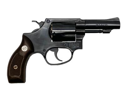 [マルシン] S&W M36 チーフスペシャル 6mmXカートリッジ WディープブラックABS 3インチ 木目調プラグリップ (中古)サブ画像へ2