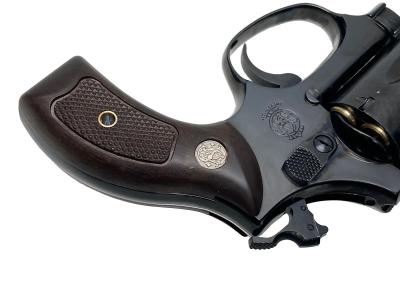 [マルシン] S&W M36 チーフスペシャル 6mmXカートリッジ WディープブラックABS 3インチ 木目調プラグリップ (中古)サブ画像へ5