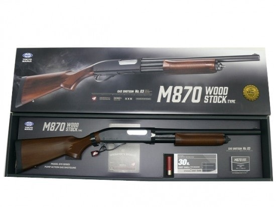 東京マルイ] M870 ウッドストックタイプ ガスショットガン (新品取寄 