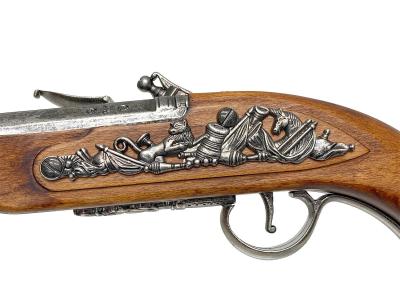 [KTW] フリントロックピストル エアガン  木製ストックカスタム (中古)サブ画像へ3